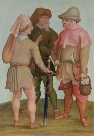 Three Peasants, 16th or 17th Century by Albrecht Dürer